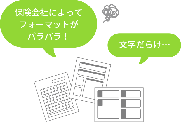 複数の保険証券が